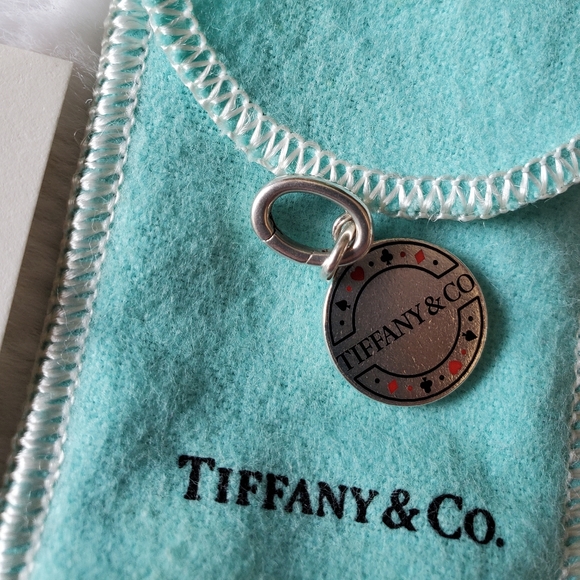 RARE Auth Tiffany & Co. Las Vegas Poker Chip Charm - Picture 8 of 12